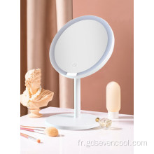 Miroir de maquillage de maquillage 3x Miroir cosmétique LED